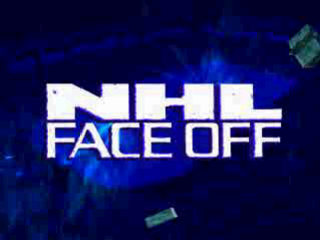 NHL FaceOff title screen for Playstation